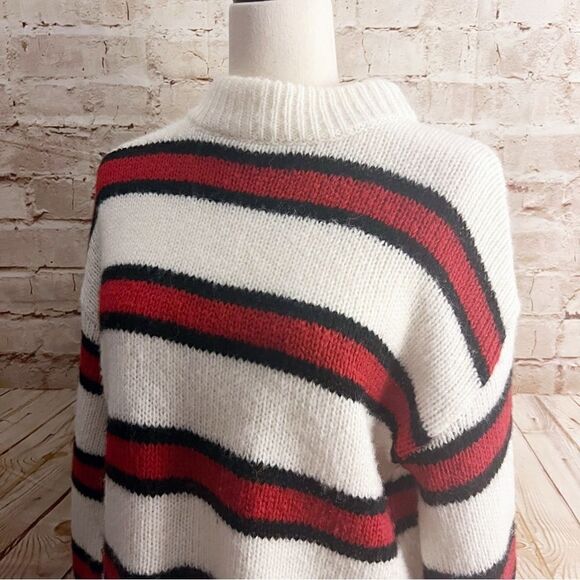 Rebecca Minkoff striped wool mohair sweater - Picture 3 of 6